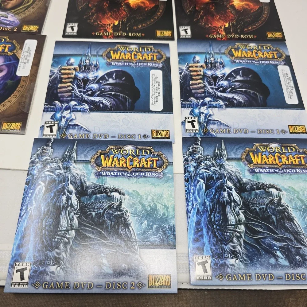 World‎ of Warcraft Battle Chest COMPLETE w ALL Key Codes Rare 2007 PC Ships FAST